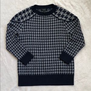Houndstooth J. Crew Wool Sweater